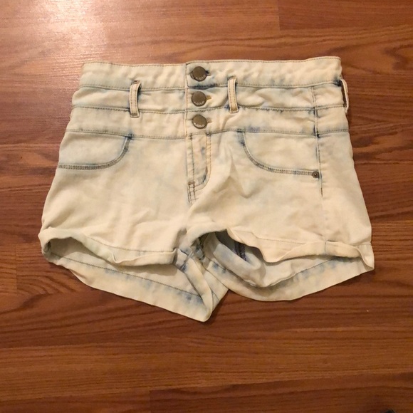 high waisted jegging shorts